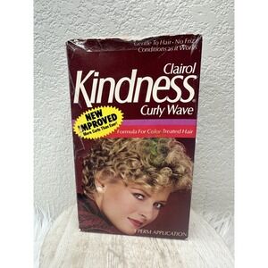 $35 🌙 Clairol Kindness Hair‎ Curly Wave Perm NEW Fast Shipper Vtg 1980's Prop